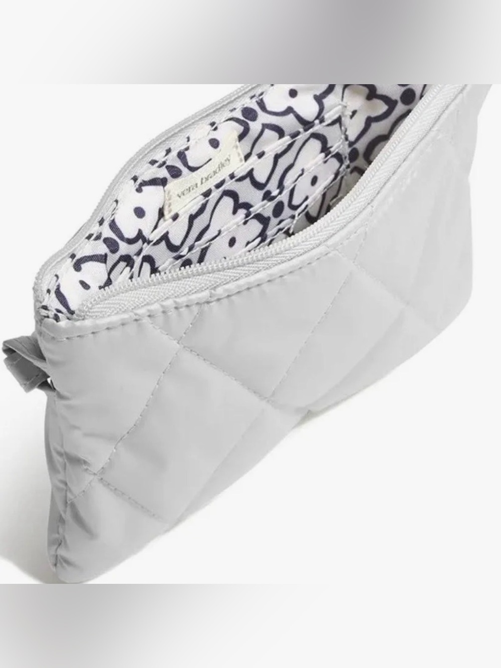 Vera Bradley Ultralight Essential Quilted Wristlet Pouch Wallet Oyster Mushroom